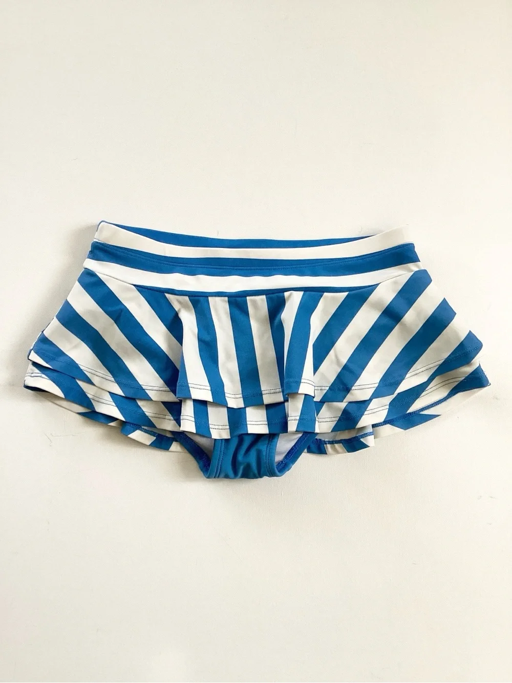 Hanna Andersson Blue and White Striped Two Piece Swim Suit